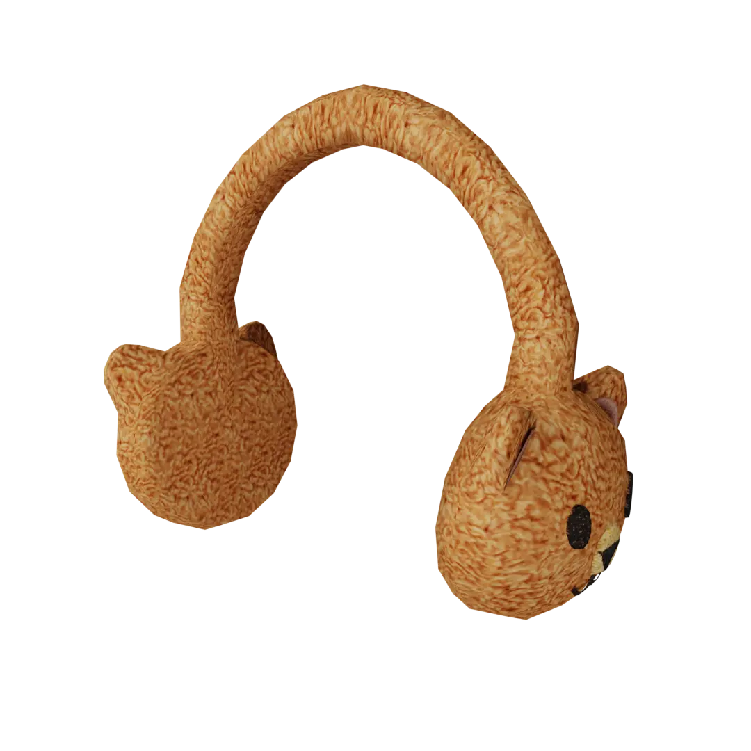 Меховые наушники «Marmalato»