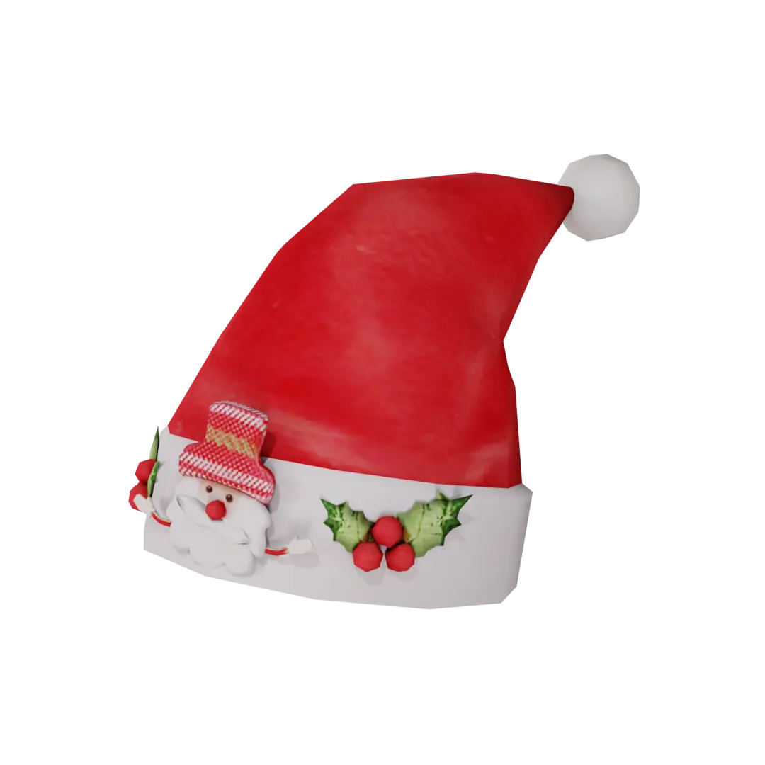 Новогодняя шапка «Дед мороз»